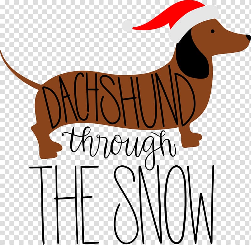 Puppy Dog breed Dachshund Snow, puppy transparent background PNG clipart