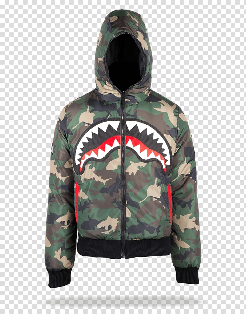 Hoodie T-shirt Shark Jacket Clothing, T-shirt transparent background PNG clipart