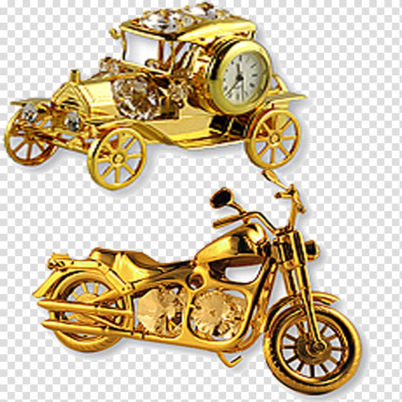 Gold , Golden retro wind transport transparent background PNG clipart