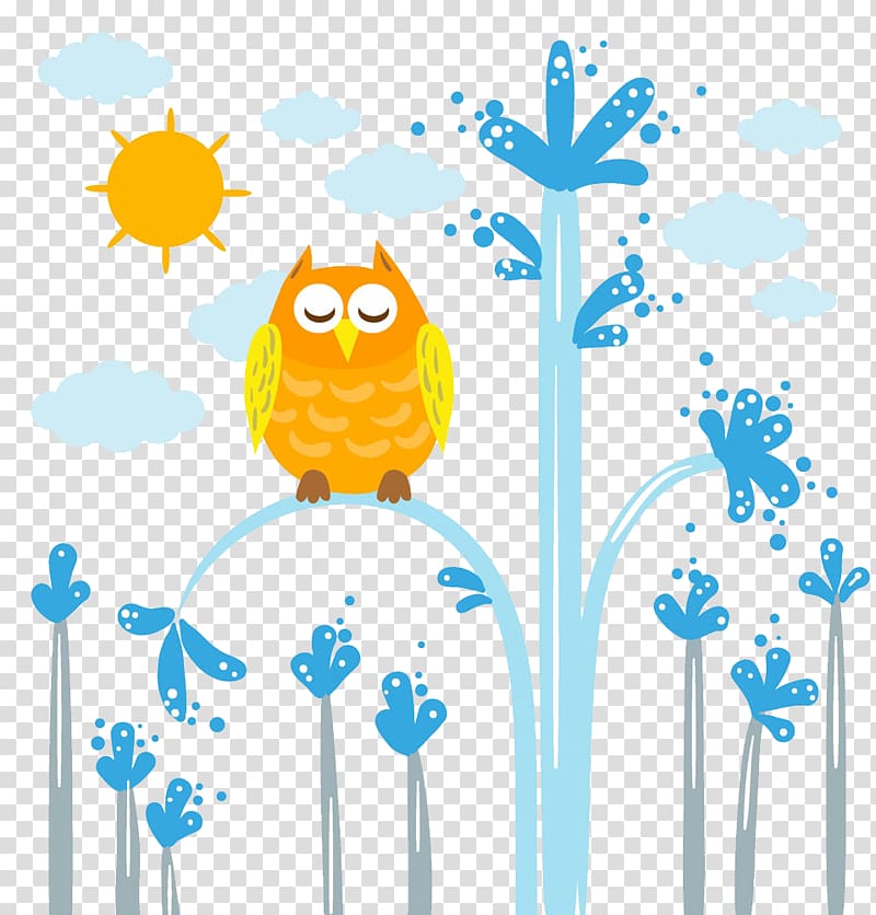 Owl Cartoon Illustration, owl transparent background PNG clipart
