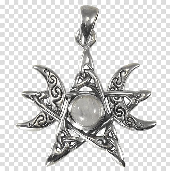 Locket Silver Pentacle Charms & Pendants Wicca, silver transparent background PNG clipart