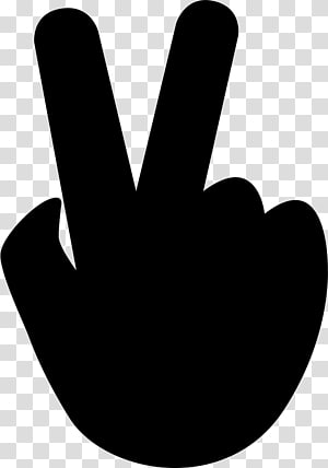 Finger Silhouette , Silhouette transparent background PNG clipart thumbnail