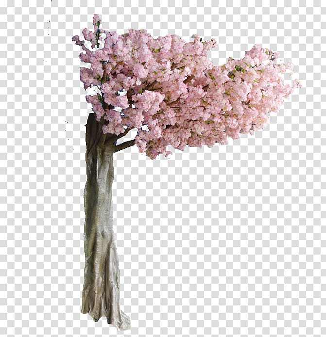 Cherry blossom, Pink cherry tree simulation transparent background PNG clipart