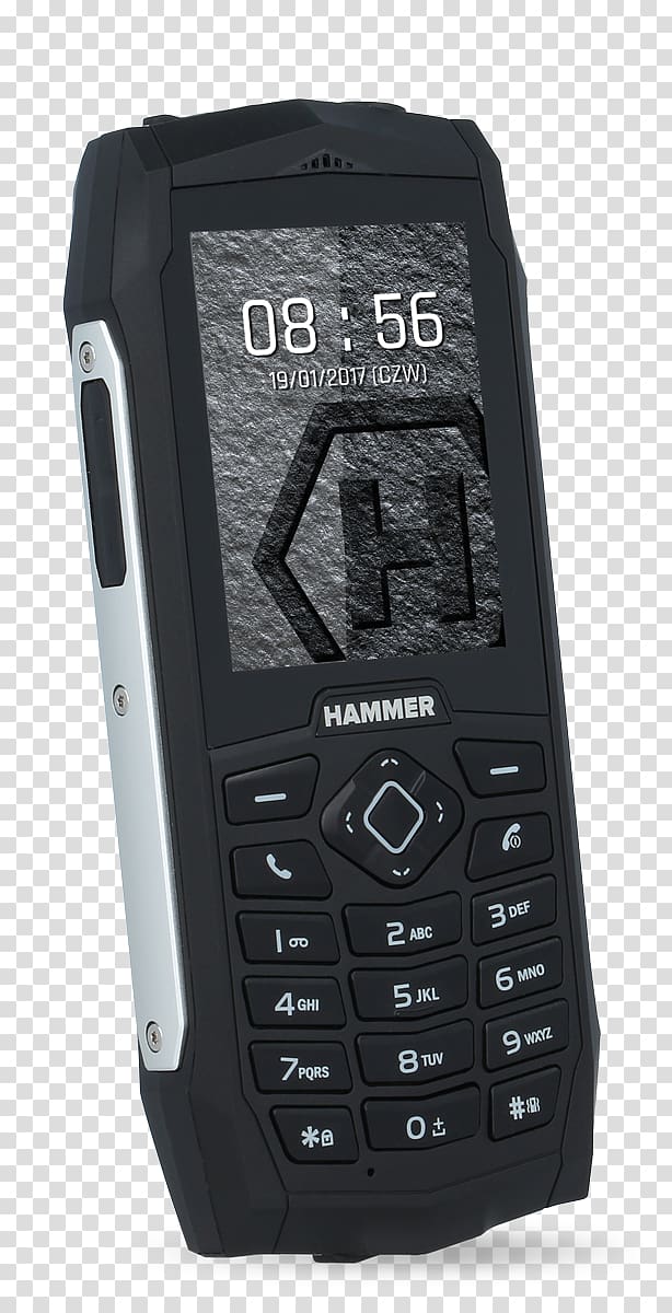 Myphone Hammer 3 Czarny Hammer 3+ de myphone Telephone Dual SIM, big hammer transparent background PNG clipart