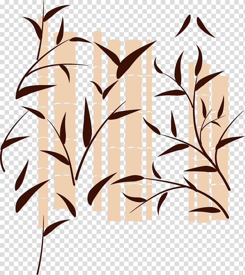 Bamboo Drawing , Hand-painted bamboo water transparent background PNG clipart
