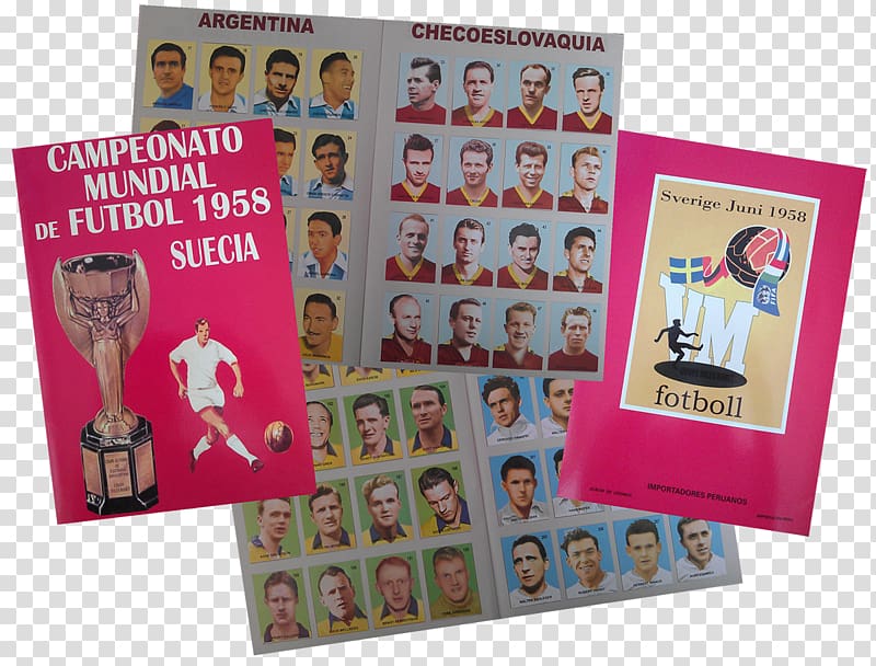 Football Paper Panini Group 1958 FIFA World Cup Sticker album, Panini world cup transparent background PNG clipart