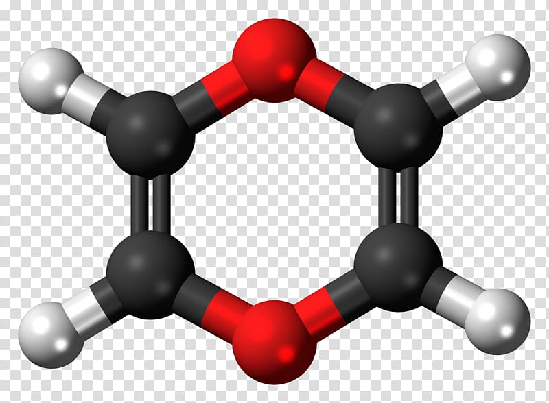 Ball-and-stick model Space-filling model Dioxin Heterocyclic compound Chemical compound, four-ball transparent background PNG clipart