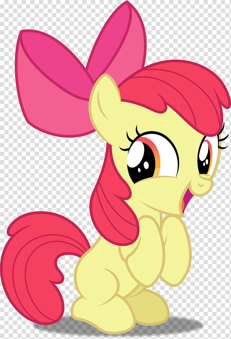 Pony Apple Bloom Applejack Pinkie Pie Big McIntosh, Apple Bloom transparent background PNG clipart