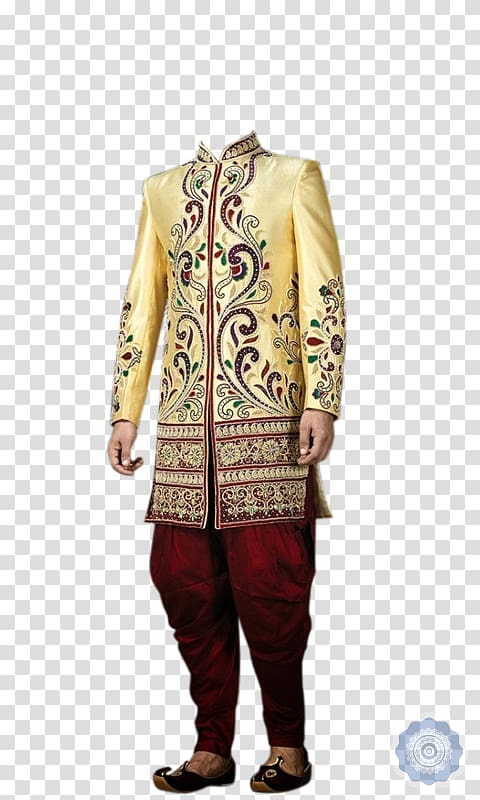 Sherwani Formal wear Suit Clothing Man, suit transparent background PNG clipart