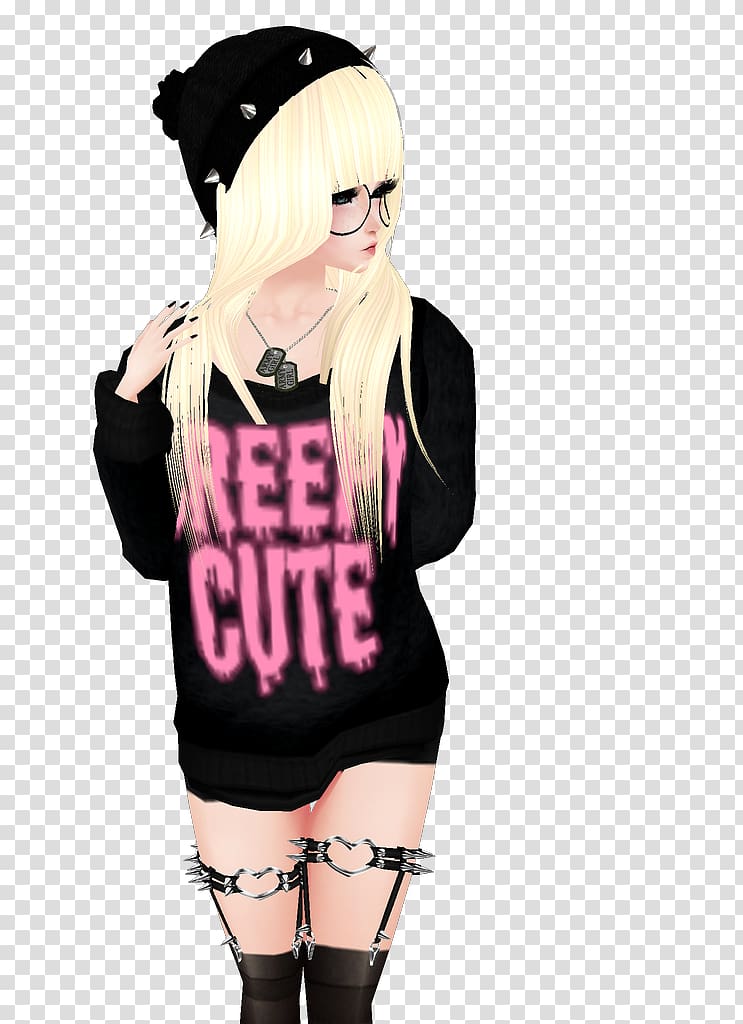 Avatar IMVU Second Life Emo Online chat, avatar transparent background PNG clipart