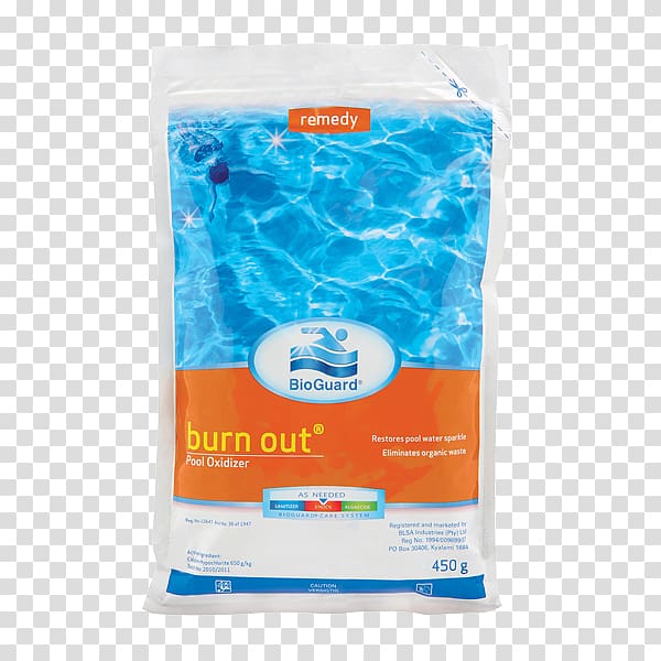 Swimming pool Chlorine Calcium hypochlorite Algaecide Oxidizing agent, Burn Out transparent background PNG clipart