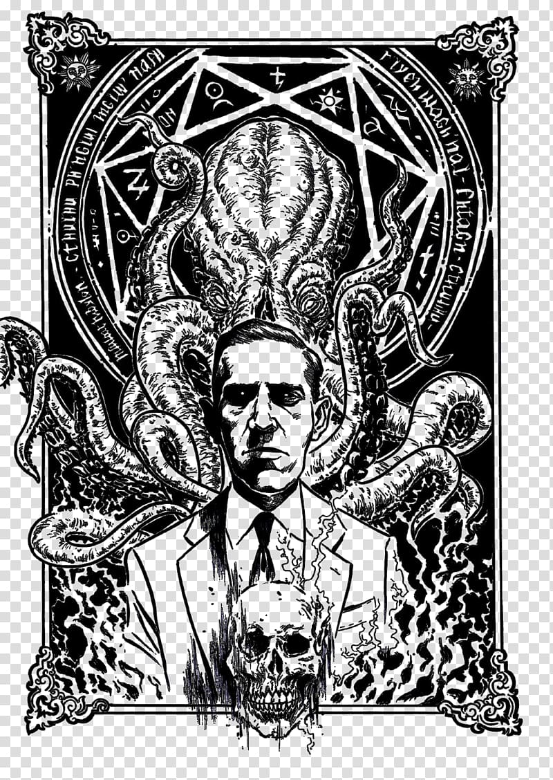Satanist , H. P. Lovecraft The Call of Cthulhu Lovecraftian horror Art, cthulhu transparent background PNG clipart