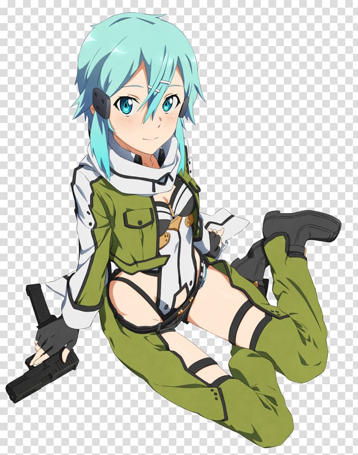 Sinon Kirito Asuna Leafa Sword Art Online 6: Phantom Bullet, asuna transparent background PNG clipart