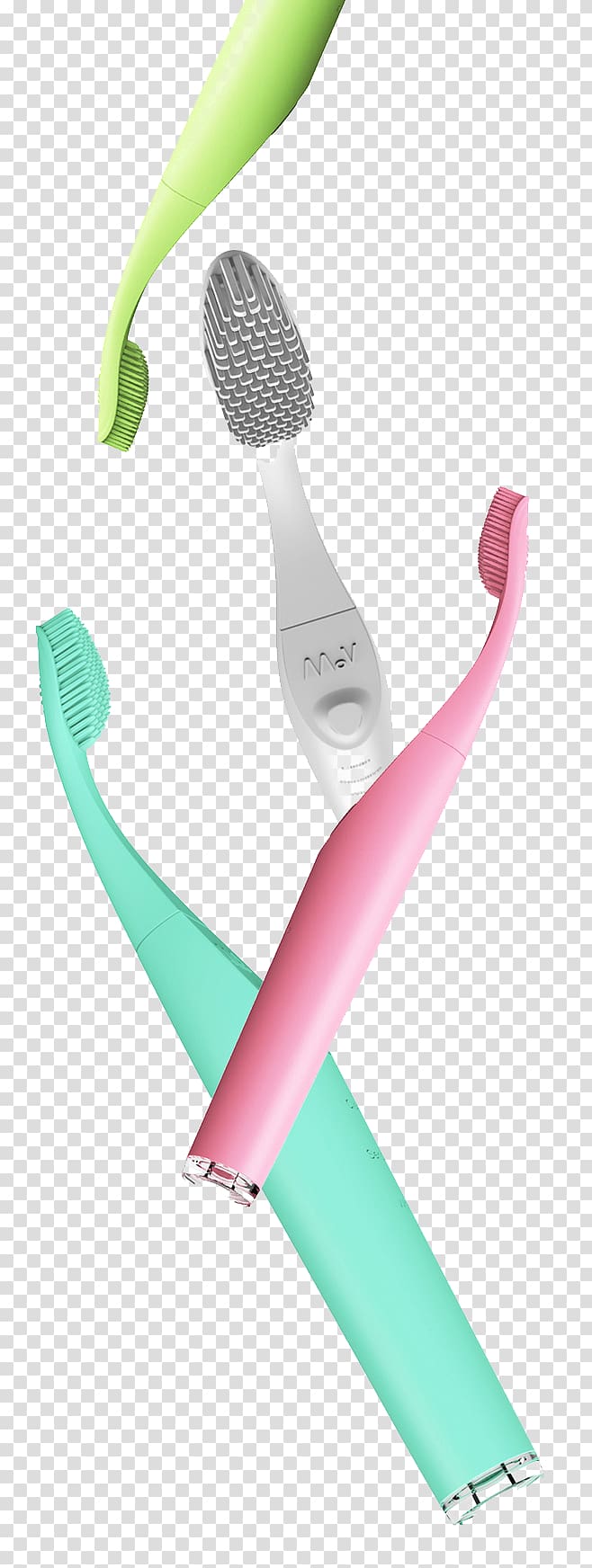 Electric toothbrush, Color toothbrush transparent background PNG clipart