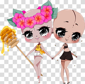Mangaka Flower Character , flower transparent background PNG clipart thumbnail