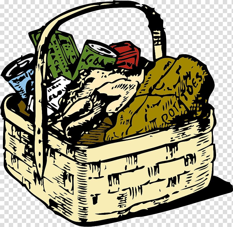 Basket Food , Groceries transparent background PNG clipart