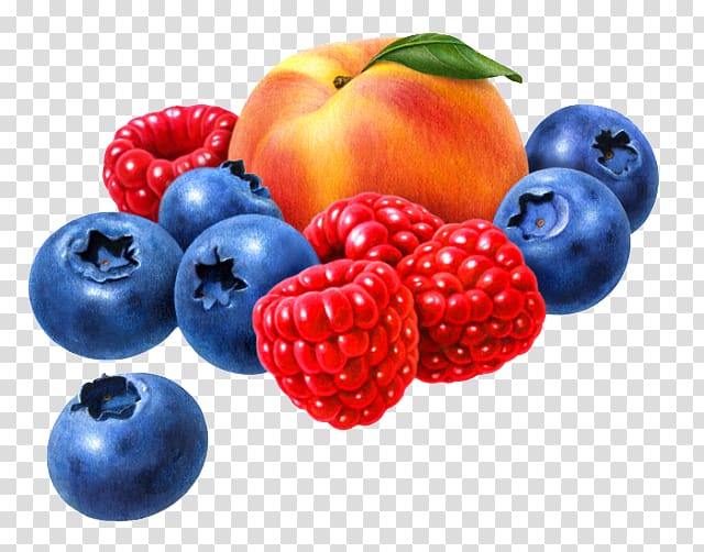 Varenye Blueberry Strawberry Fruit Cranberry, Peach Blueberry Raspberry transparent background PNG clipart