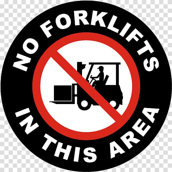 Forklift operator Sign Logo Transport, floor transparent background PNG clipart