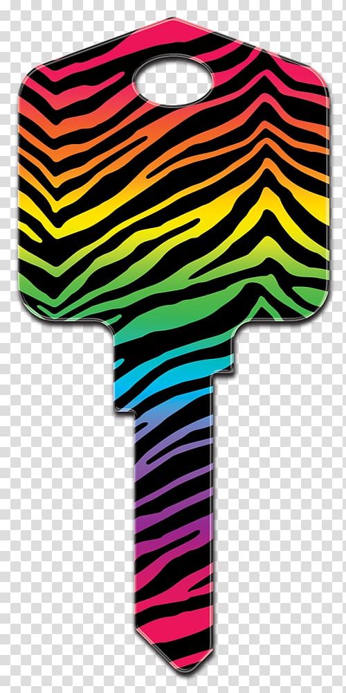 Key Blanks South Carolina Wholesale Key Craze Inc, Zebra Rainbow Texture transparent background PNG clipart