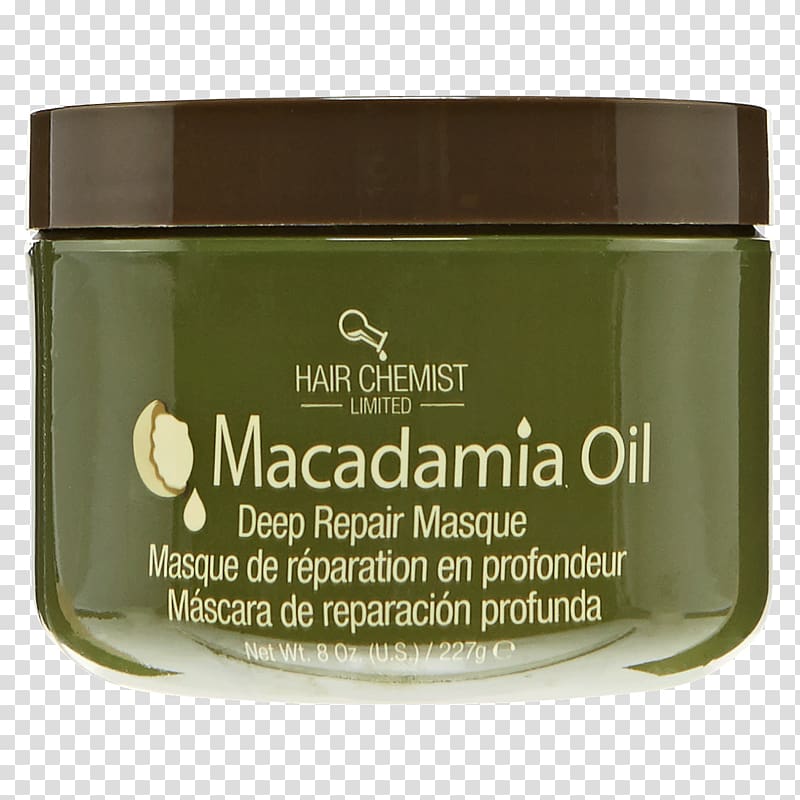 Macadamia Deep Repair Masque Macadamia oil Hair Care, oil transparent background PNG clipart