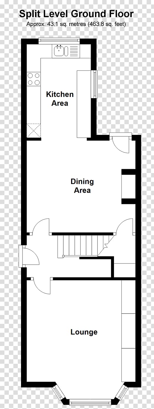 Floor plan Stoneybatter Hunters Estate Agent Donnybrook Terraced house, Wight transparent background PNG clipart