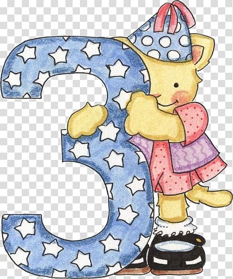 Birthday Number , Numbers cartoon transparent background PNG clipart