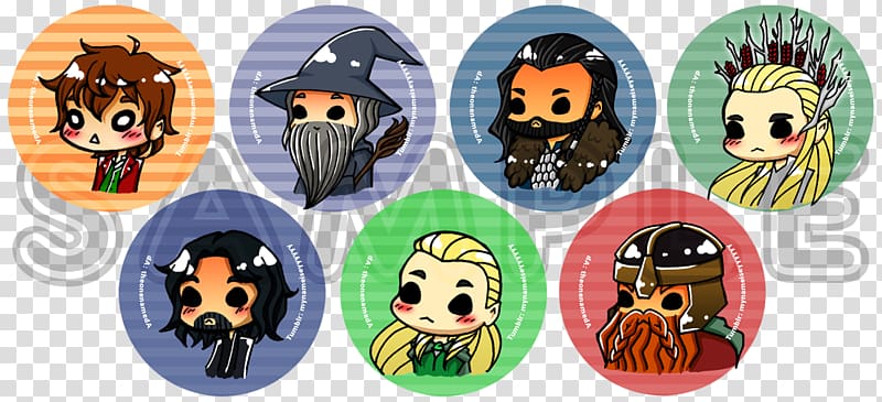 The Hobbit Legolas Bilbo Baggins Gandalf The Lord of the Rings, daily decoration transparent background PNG clipart