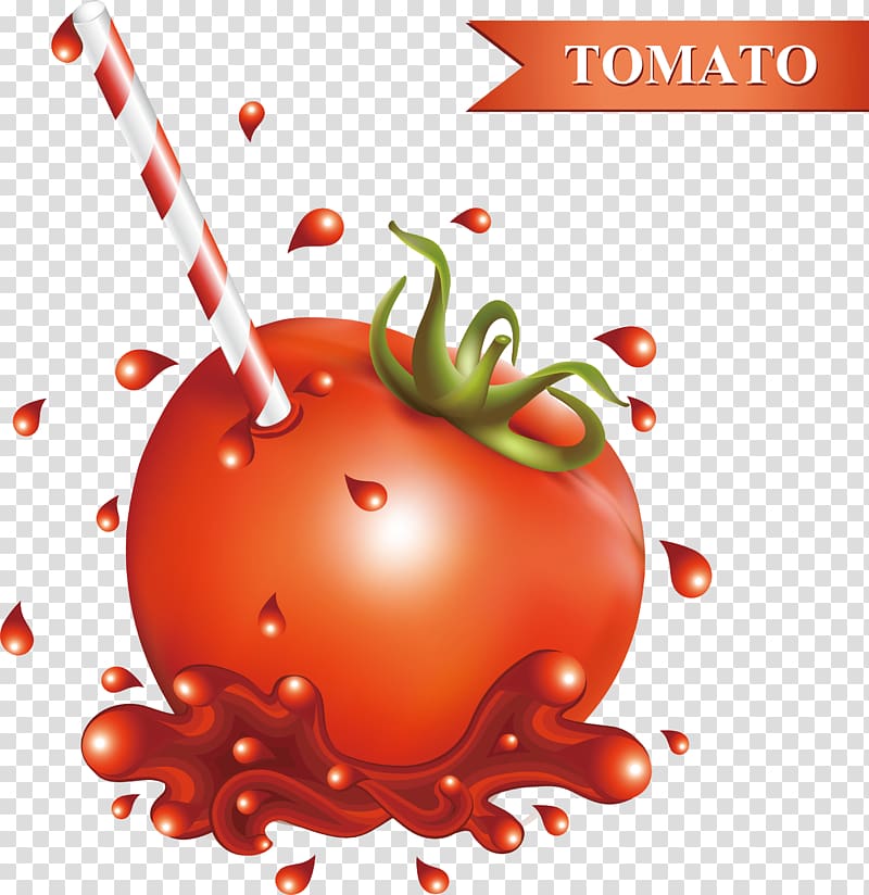 Tomato juice Hamburger Cherry tomato Ketchup, tomato transparent background PNG clipart