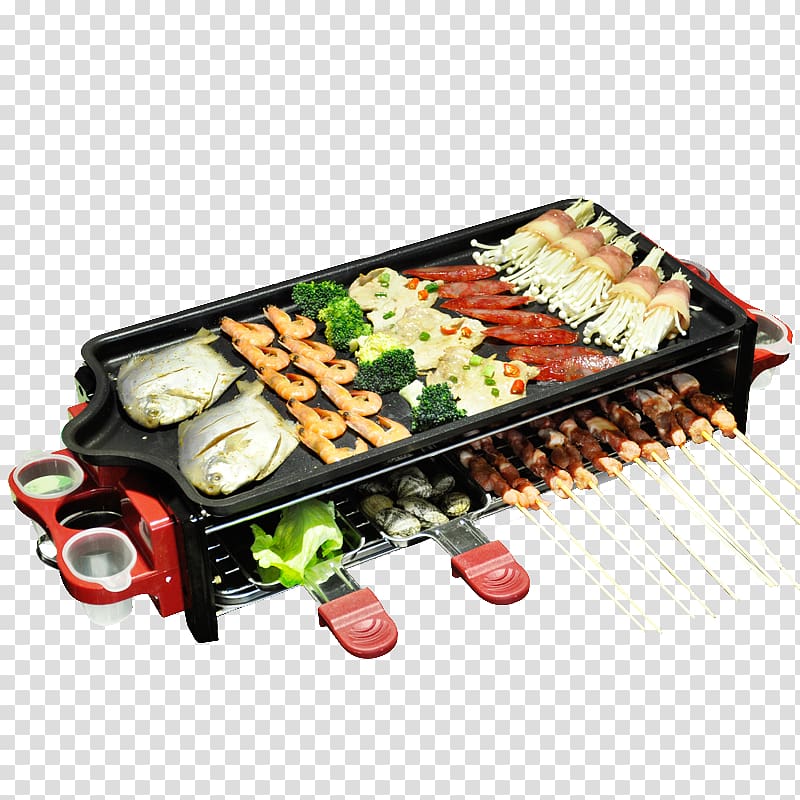 Korean barbecue Grilling Non-stick surface Oven, Grill transparent background PNG clipart