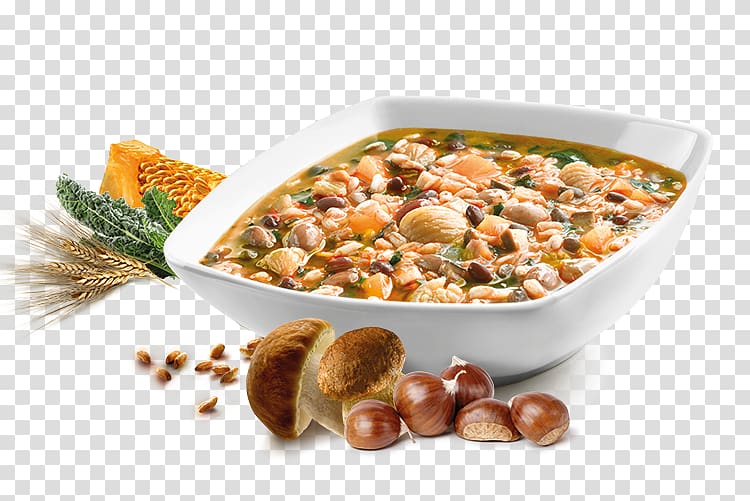 Vegetarian cuisine Minestrone Soup Vegetable Dish, chestnuts soup transparent background PNG clipart