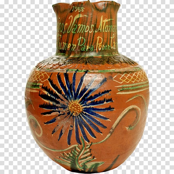 Pulque Vase Mexican cuisine Mexico Ceramic, vase transparent background PNG clipart
