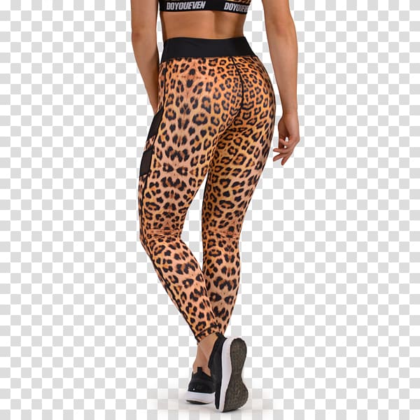 Leggings Leopard Cheetah Animal print Yoga pants, leopard transparent background PNG clipart
