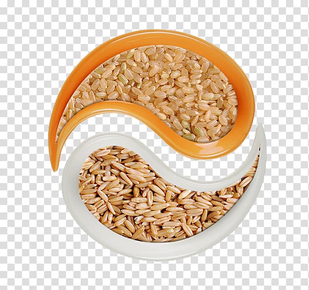 Cereal Oat Fish Yin and yang, Yin and yang fish oats transparent background PNG clipart