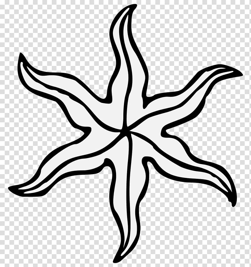 Starfish Heraldry Blazon , star transparent background PNG clipart