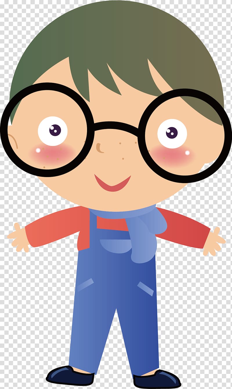 Eye Boy Cartoon, Boy with eyes transparent background PNG clipart