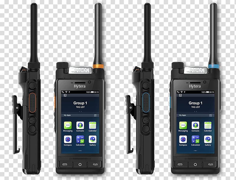 Digital mobile radio Terrestrial Trunked Radio LTE Hytera Two-way radio, radio transparent background PNG clipart