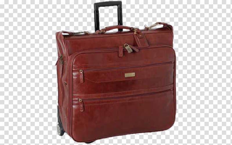 Garment Bag Clothing Suit Leather, luggage transparent background PNG clipart