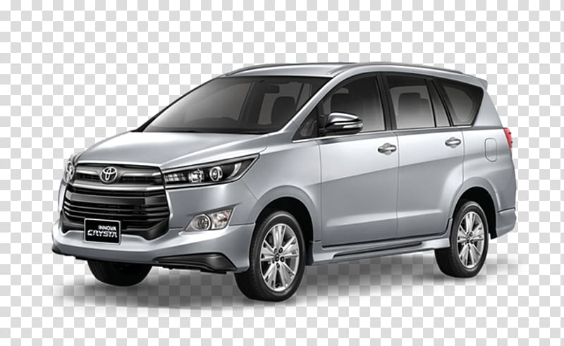 silver Toyota Innova Crysta SUV, Toyota Fortuner Car Minivan Toyota Innova Crysta, toyota innova transparent background PNG clipart