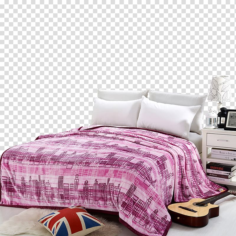 Bed sheet Bed frame, House Bed transparent background PNG clipart