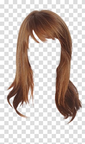brown hair, Brown hair Wig Hairstyle Hair coloring, hair transparent background PNG clipart