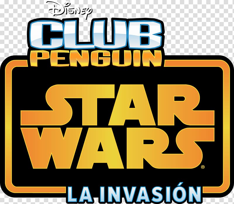 Luke Skywalker Club Penguin Star Wars The Force Jedi, Starwars logo transparent background PNG clipart