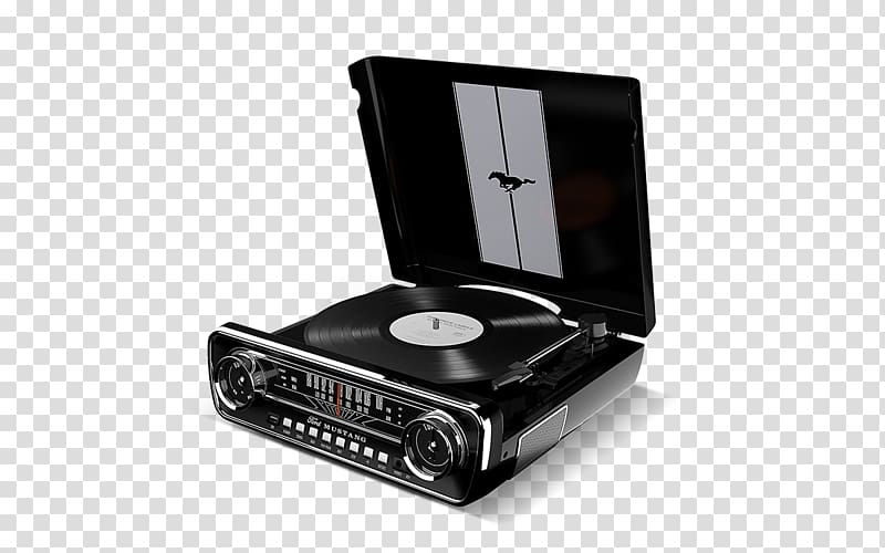 Ford Mustang Phonograph record ION Audio Turntable, Turntable transparent background PNG clipart