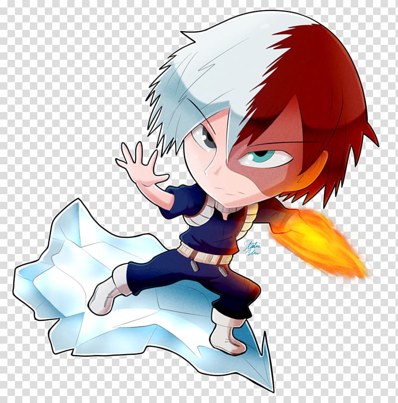 Shoto Todoroki, My Hero Academia, Drawing, Print, Gift, Anime - Etsy