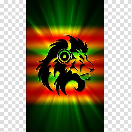 Lion of Judah Rastafari Desktop Reggae, lion transparent background PNG clipart