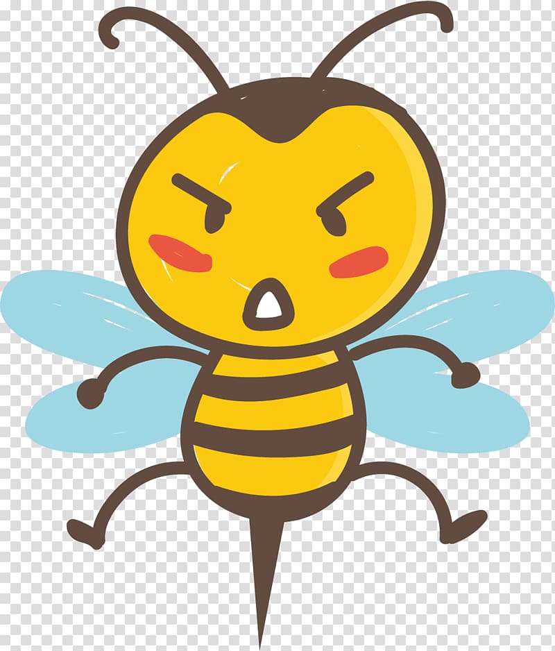Honey bee Apidae Euclidean , Wax coated bee venom transparent background PNG clipart
