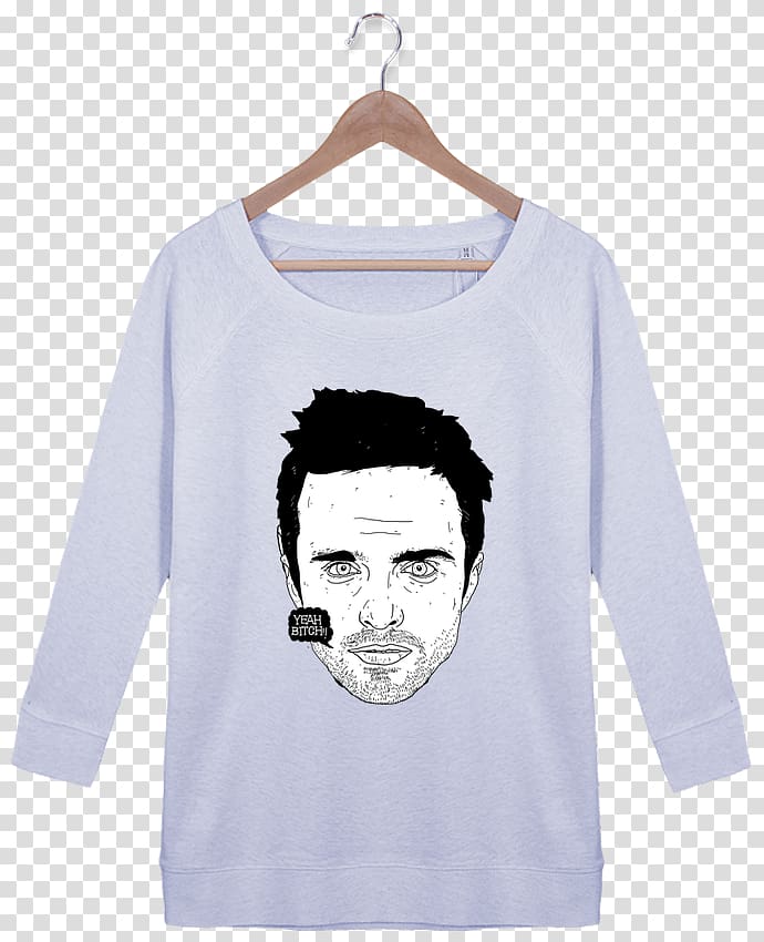 Hoodie T-shirt Bluza Sweater Sleeve, jesse pinkman transparent background PNG clipart