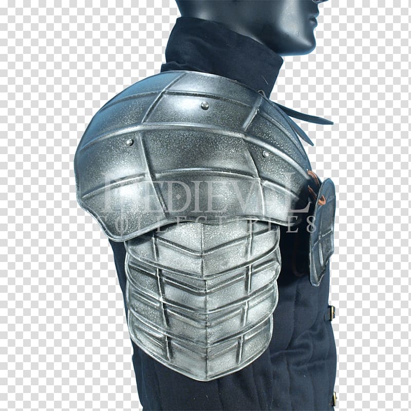Pauldron Armour Gorget Live action role-playing game Cuirass, armour transparent background PNG clipart