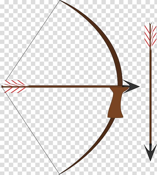 Bow and arrow Archery , Weapon Arrow transparent background PNG clipart