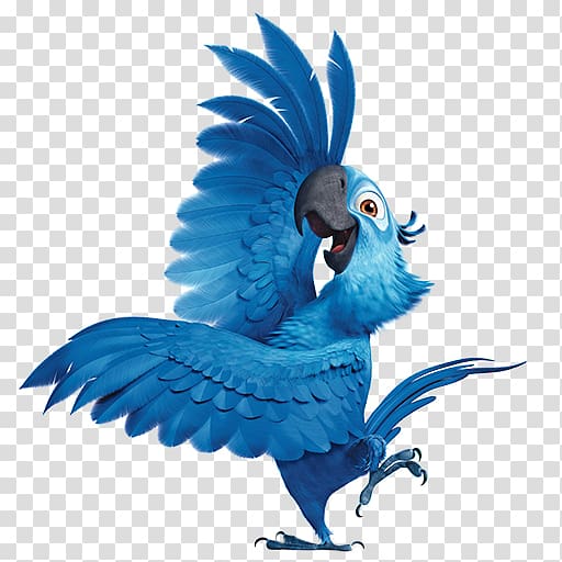 blue bird illustration, macaw parrot fauna perico illustration, Rio2 Blu 4 transparent background PNG clipart