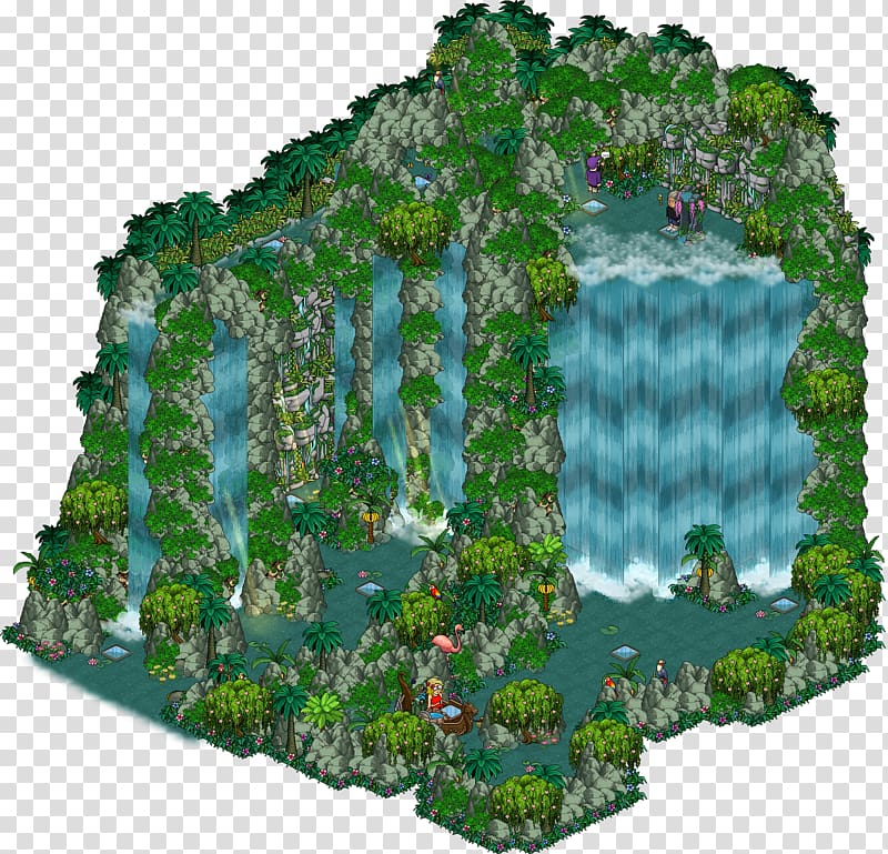 Ecosystem Vegetation Biome Water resources Tree, mountain waterfall transparent background PNG clipart